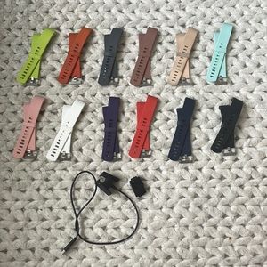 Fitbit Charge 2 Activity Tracker + Heart Rate (Small) in Black Gunmetal